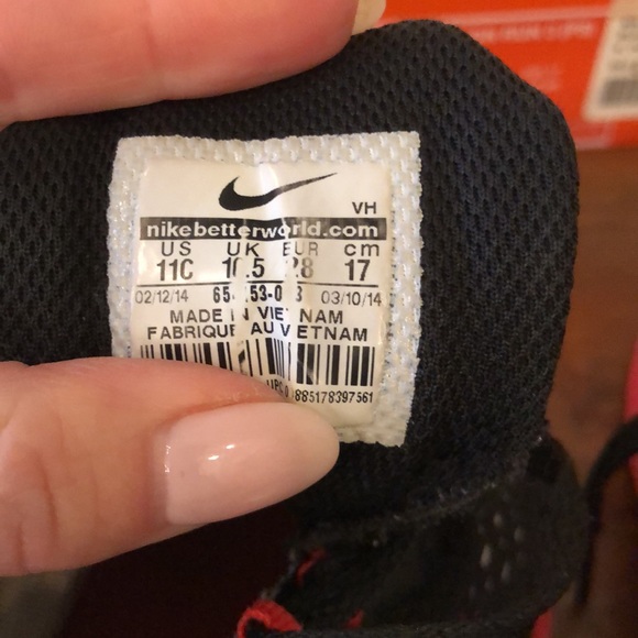 Nike Kids Fusion Run 3 Size US 11 - Picture 8 of 8